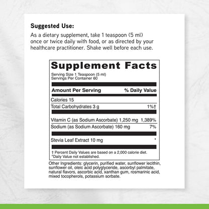 DAVINCI Labs Liposomal C - Collagen Production, Oxidative Stress & Immune Health Support - Liposomal Delivery System - Gluten-free, Vegetarian - 300 ml (60 Servings)