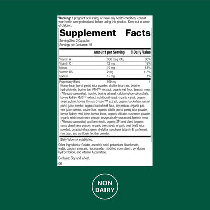 Standard Process Albaplex – Liver & Immune Health Food Supplement, 90 Capsules