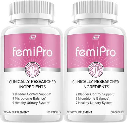 FemiPro Probiotic Supplement – 120 Capsules (2-Pack)