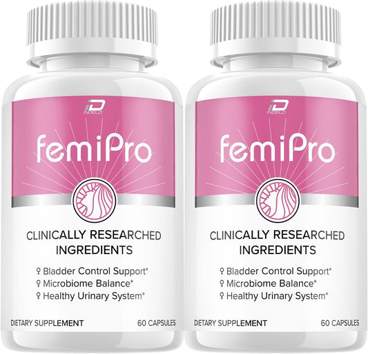 FemiPro Probiotic Supplement – 120 Capsules (2-Pack)