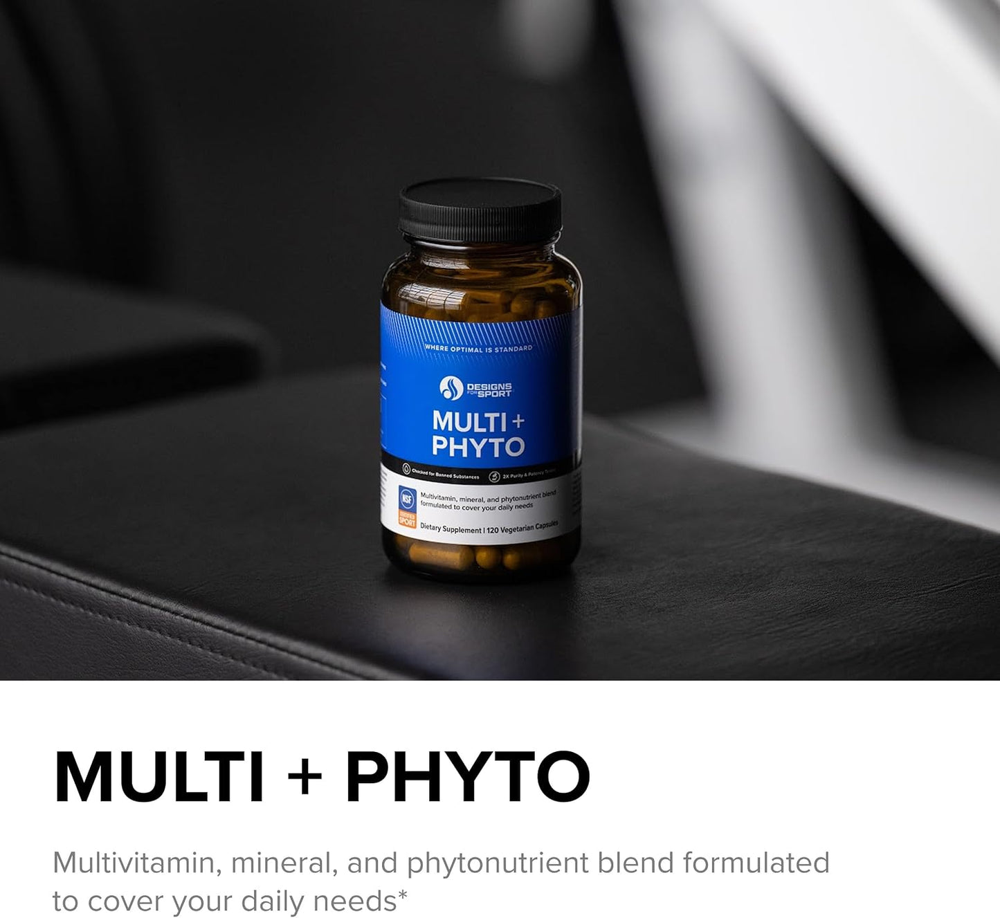 Designs for Sport Multi Plus Phyto – Comprehensive Multivitamin & Phytonutrient Blend – 120 Capsules - görsel 3