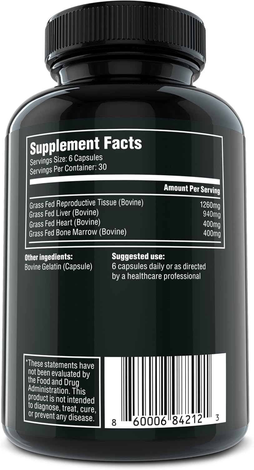 The Fittest Queen Organ Supplement - Hormone and Energy Support, 180 Capsules - görsel 2