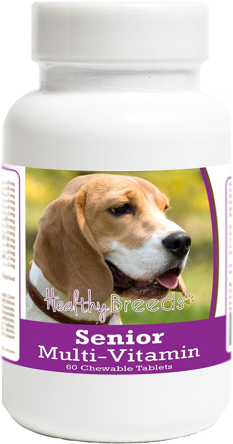 Healthy Breeds Beagle Senior Dog Multivitamin Tablets 60 Count - görsel 1