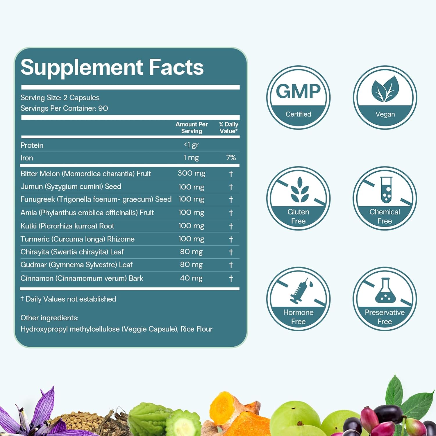 Curalin Blood Sugar Complex – 180 Capsules, 9-Herb Blend for Glucose Metabolism and Energy Support - görsel 7