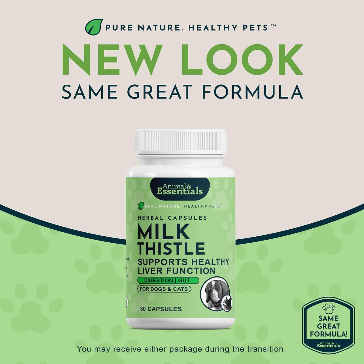 Milk Thistle for Dogs & Cats - Liver Support Supplement, 150mg, 30 Capsules - görsel 2