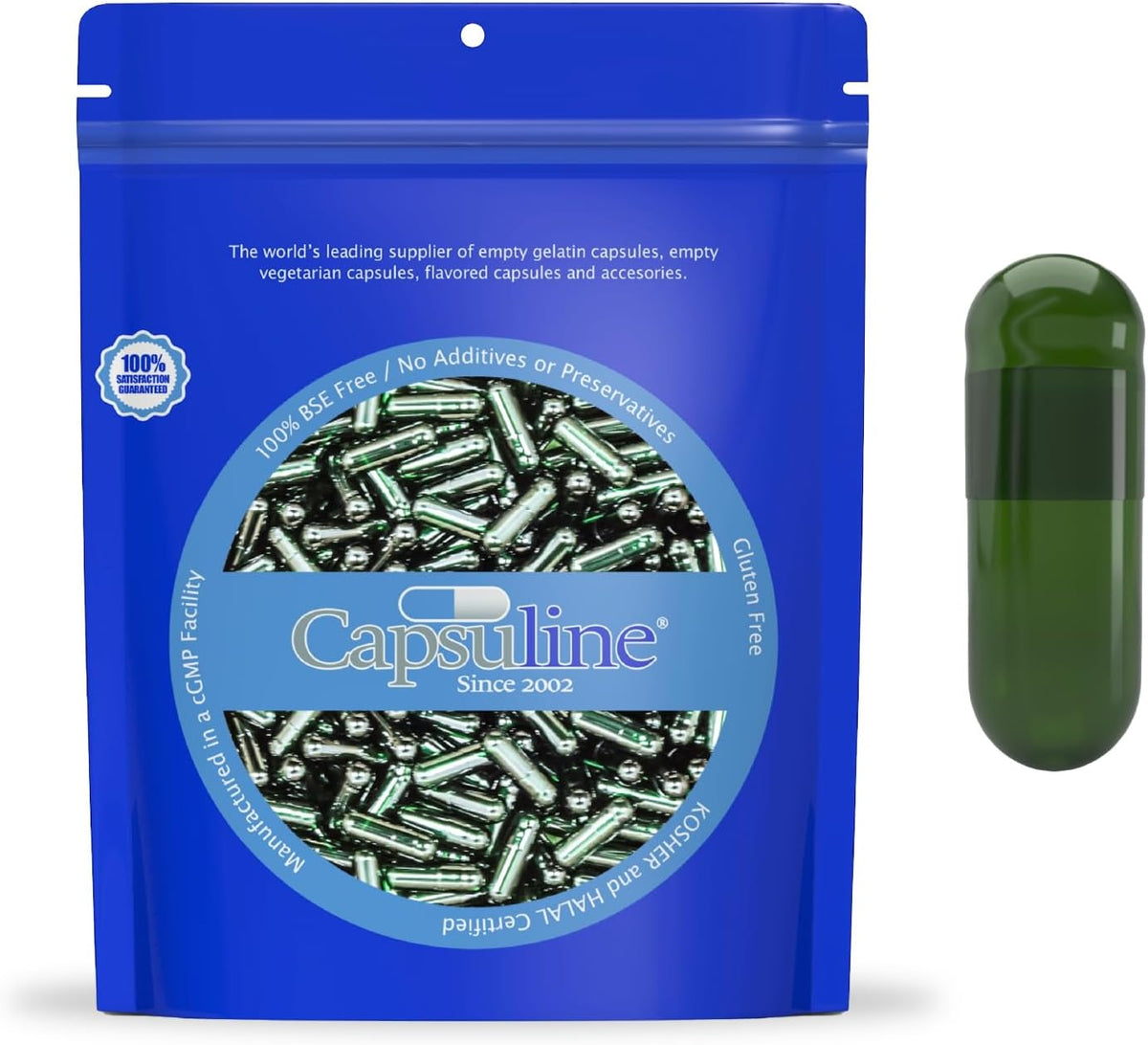 Capsuline Size 0 Clear Vegetarian Empty Capsules – 5,000 Count Separated into Bags - görsel 10