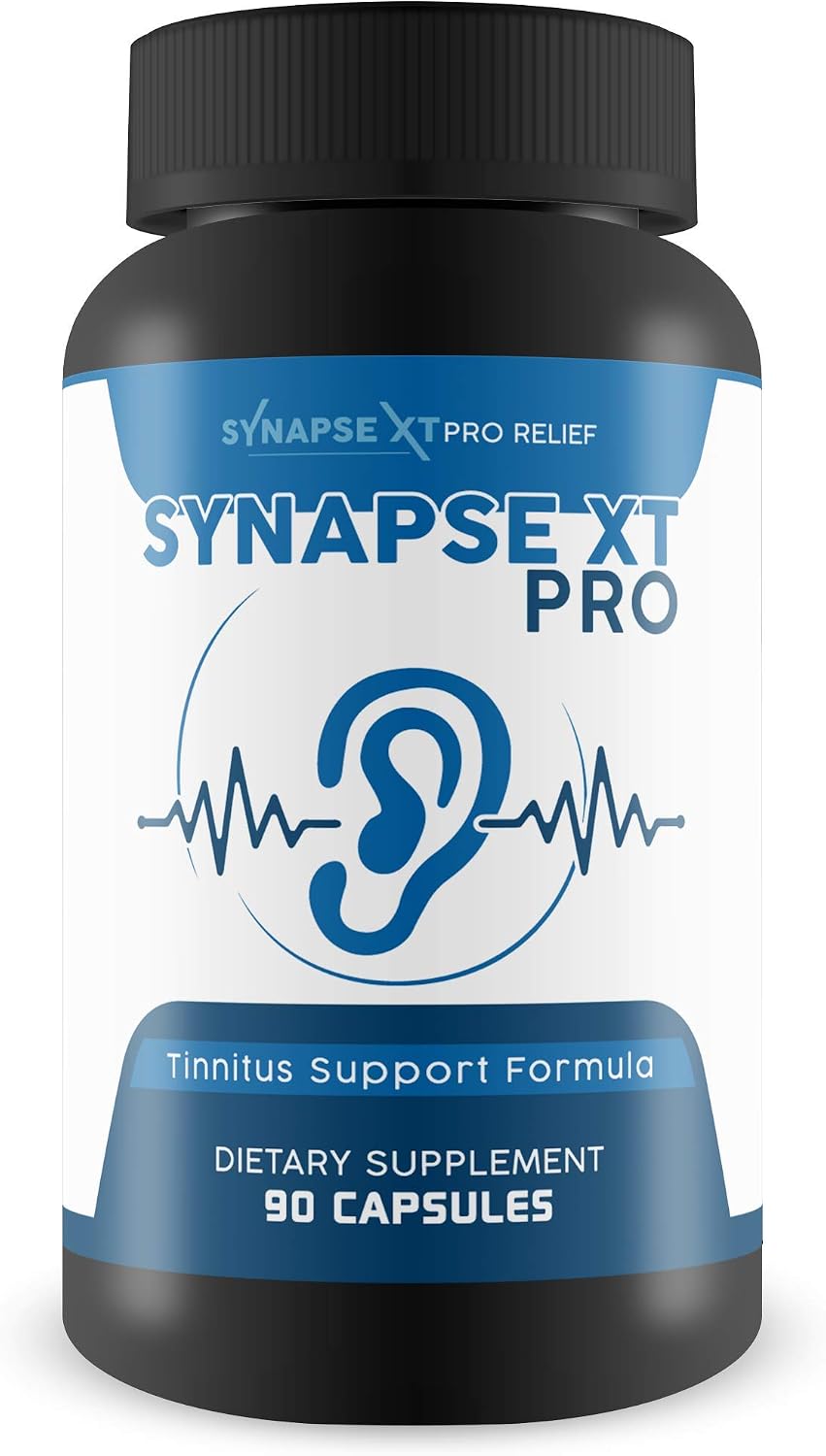 Synapse XT Pro - Tinnitus Support Formula - Proprietary Herbal Blend with Ginseng & Turmeric, 60 Capsules - görsel 1