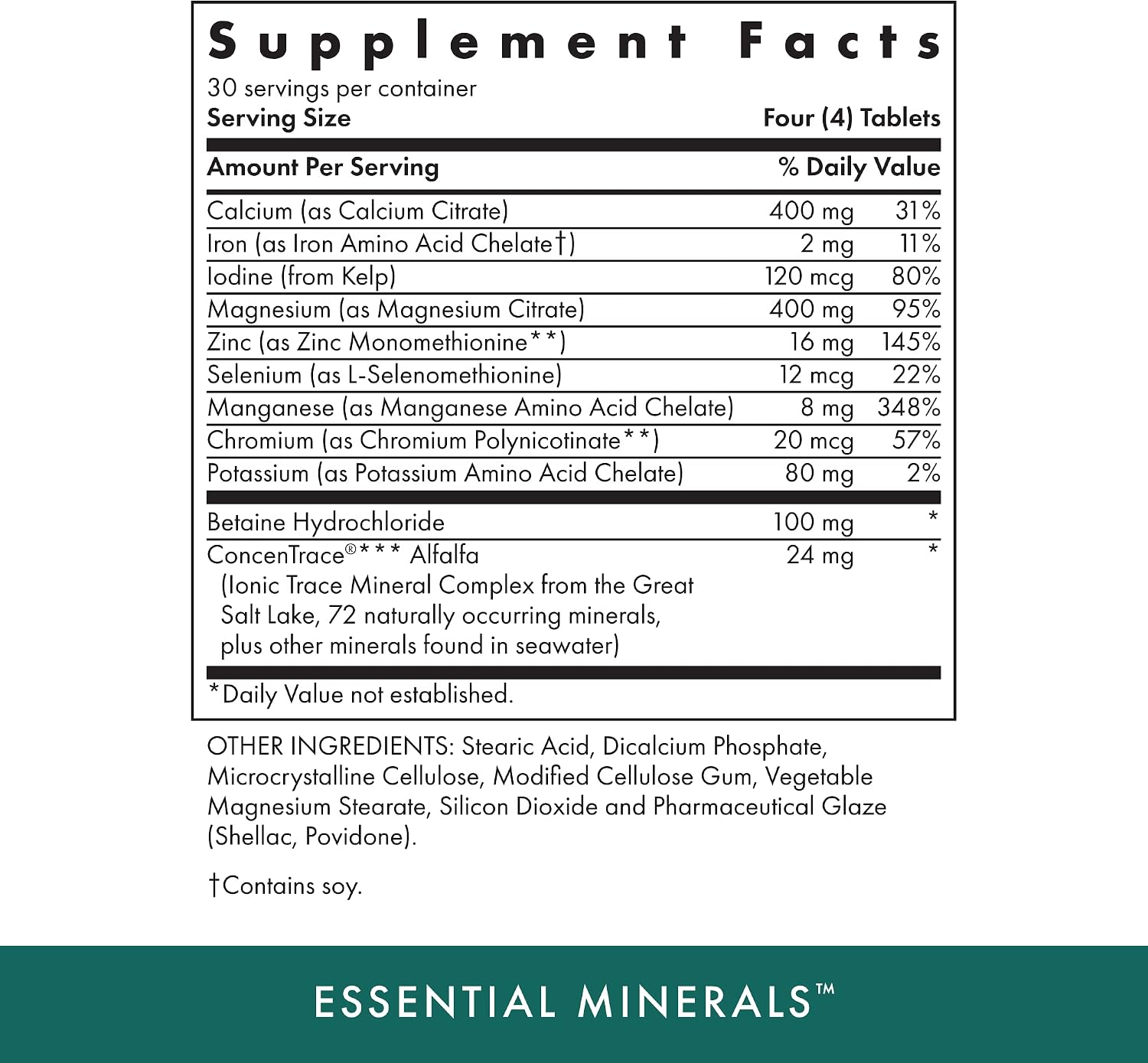 Michael's Health Naturopathic Programmes Essential Minerals - 120 Vegetarian Tablets - görsel 4