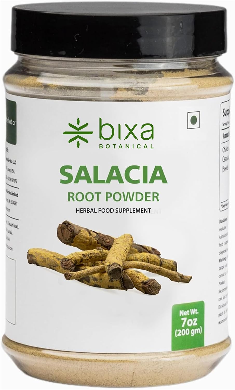 bixa BOTANICAL Salacia Root Powder | Salacia Reticulata | 200g | Ayurvedic Herbal Supplement - görsel 1
