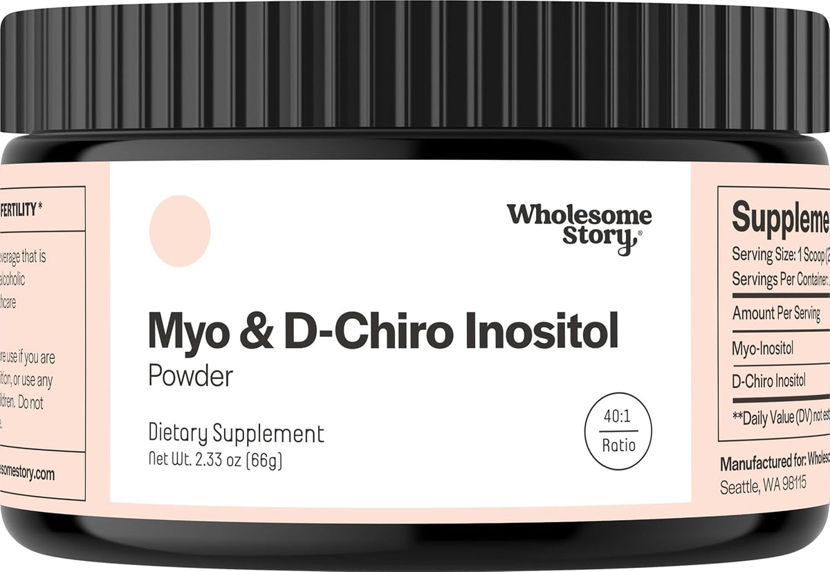 Wholesome Story Myo-Inositol & D-Chiro Inositol Powder - 40:1 Ratio, 90 Servings - görsel 10