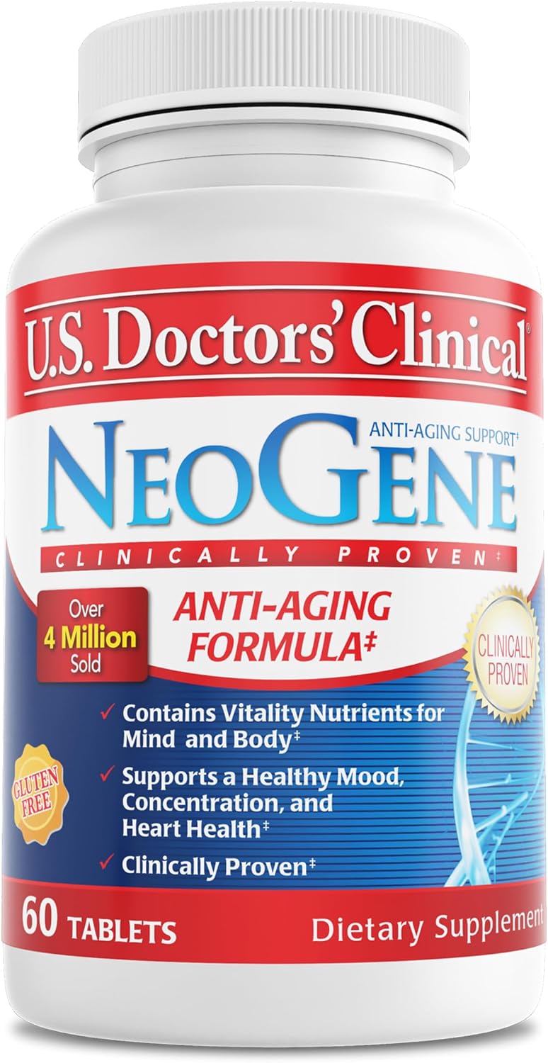 U.S. Doctors' Clinical NeoGene – Ageing Support Supplement with St. John's Wort & L-Glutathione - görsel 1