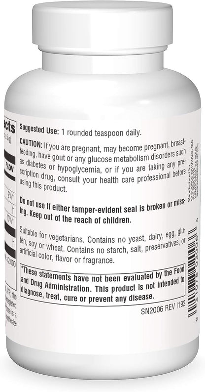 Source Naturals D-Ribose Powder, 100g - Cellular Energy Support*
