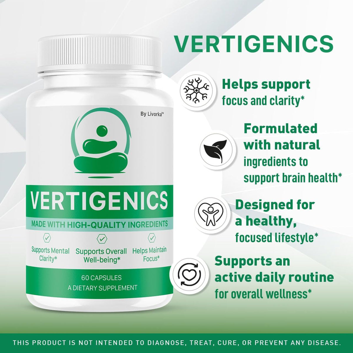 (3 Pack) Vertigenics Dietary Supplement Capsules, 180 Capsules for 3 Months - görsel 2