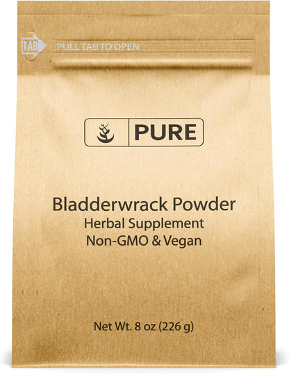 PURE ORIGINAL INGREDIENTS Bladderwrack Powder (227g) Fucus Vesiculosus, Herbal Supplement