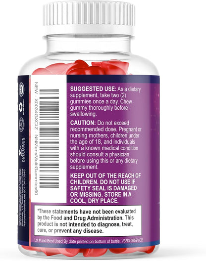 Multivitamin for Men - Complete Daily Men's Multivitamin Gummies with Vitamin D, B Vitamins, Zinc & More - Energy, Memory, Focus & Immune Health Support - 13 Essential Vitamins & Minerals - 60 Gummies