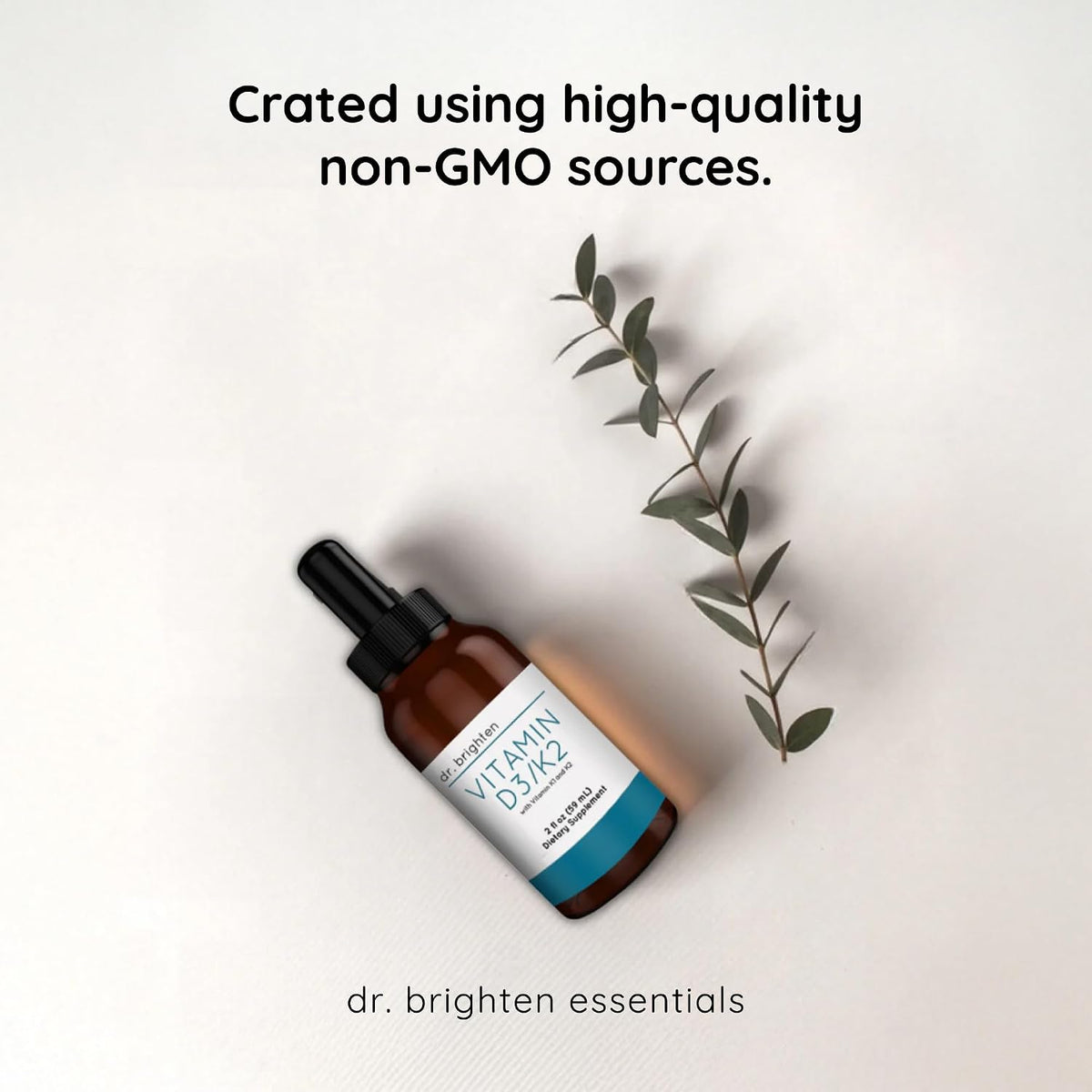 Dr. Brighten Vitamin D3/K2 – Highly Concentrated Liquid Drops – 60 ml - görsel 8