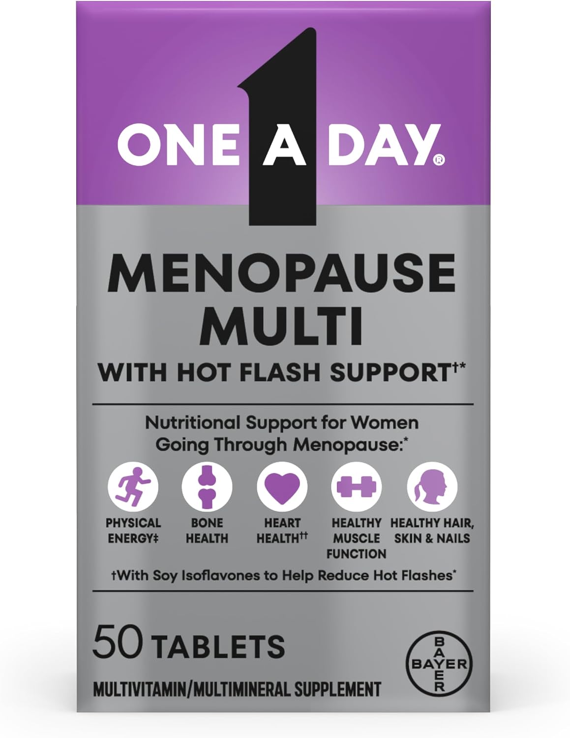 One A Day Women's Menopause Multivitamin with Soya Isoflavones, 50 Tablets - görsel 5