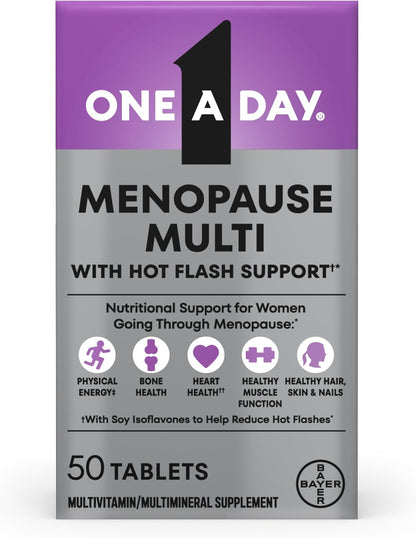 One A Day Women's Menopause Multivitamin with Soya Isoflavones, 50 Tablets