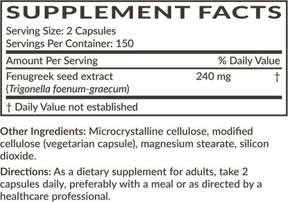 Futurebiotics Fenugreek Extra Strength Supports Overall Good Health & Wellbeing, Non-GMO, 300 Vegetarian Capsules – Image 6