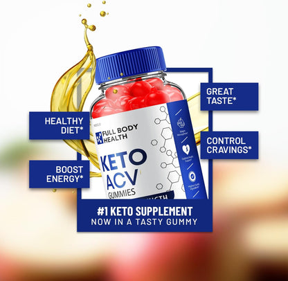 Full Body Health Keto ACV Gummies Advanced (2 Pack) – 120 Gummies