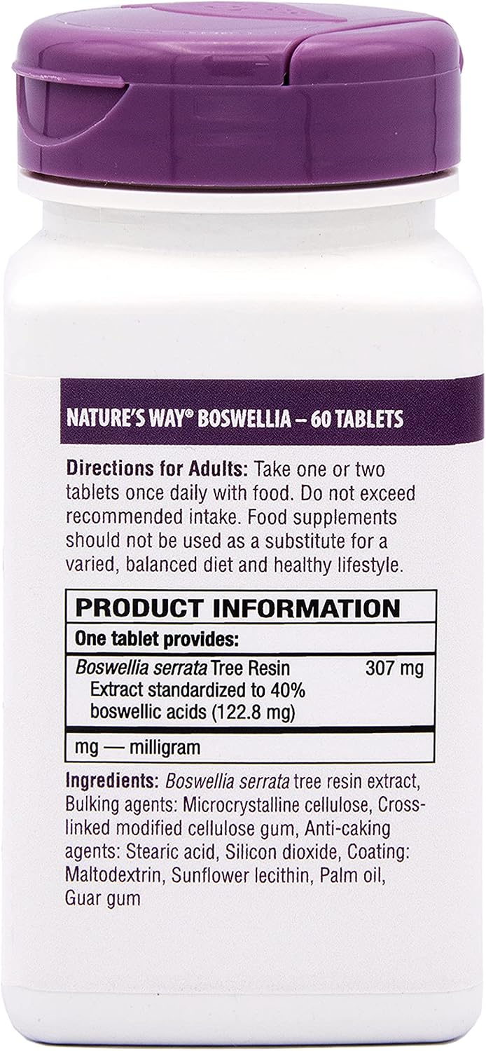 Nature's Way Boswellia Standardised - 60 Tablets - görsel 8