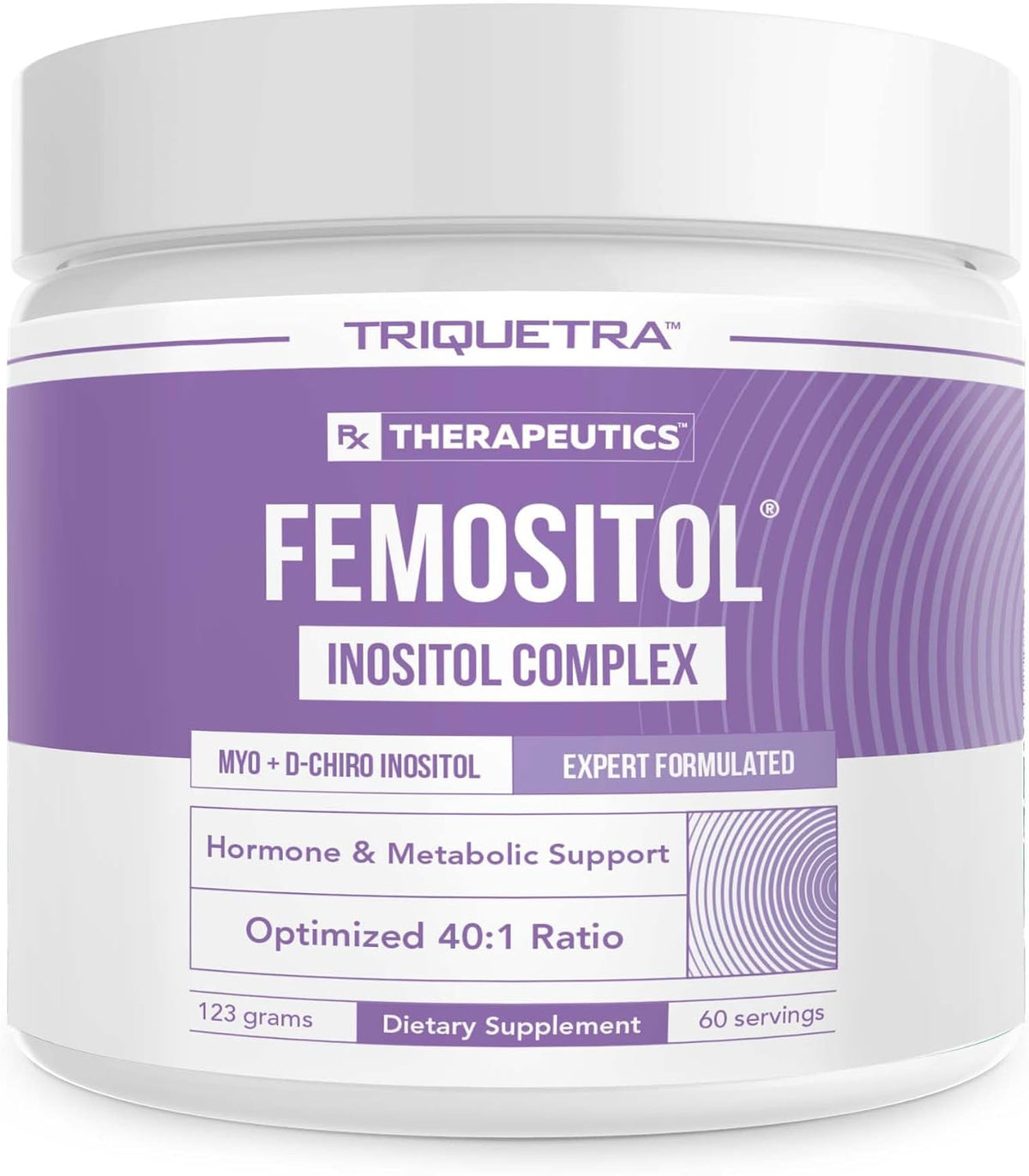 FemoSitol Inositol Powder | Myo-Inositol & D-Chiro Inositol 40:1 Ratio (123g) - görsel 1