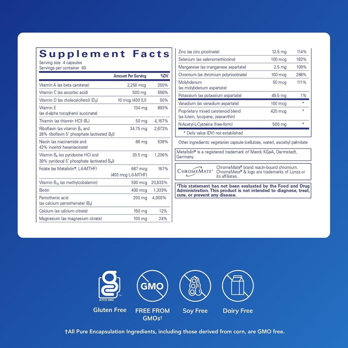 Pure Encapsulations Nutrient 950 with NAC - 240 Capsules - görsel 2