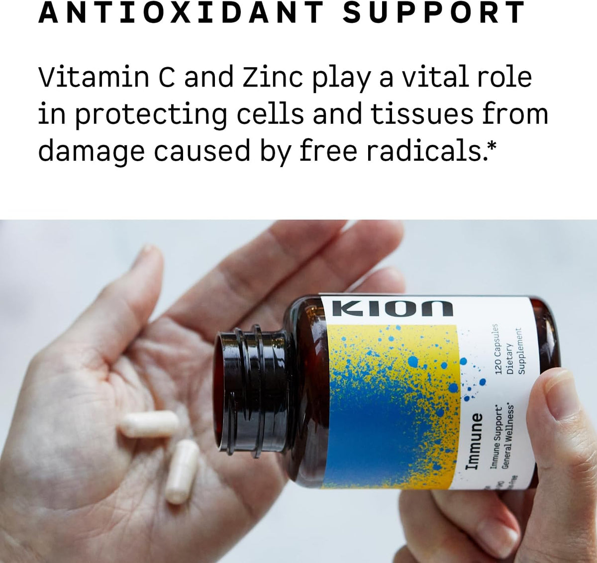 Kion Immune – Vitamin C and Zinc Supplement for Immune Support – Image 3