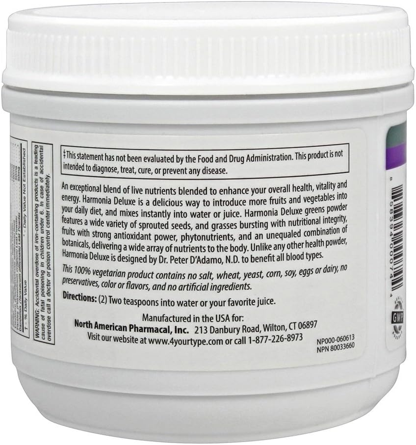 D'Adamo Personalised Nutrition Harmonia Deluxe, 200 g - görsel 3