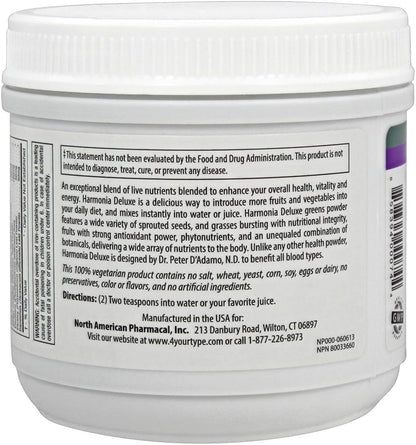 D'Adamo Personalised Nutrition Harmonia Deluxe, 200 g