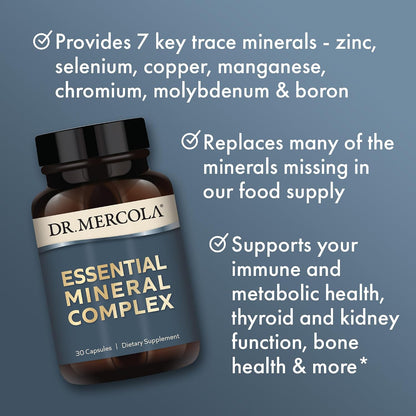 Dr. Mercola Essential Mineral Complex - Trace Minerals for Vital Functions