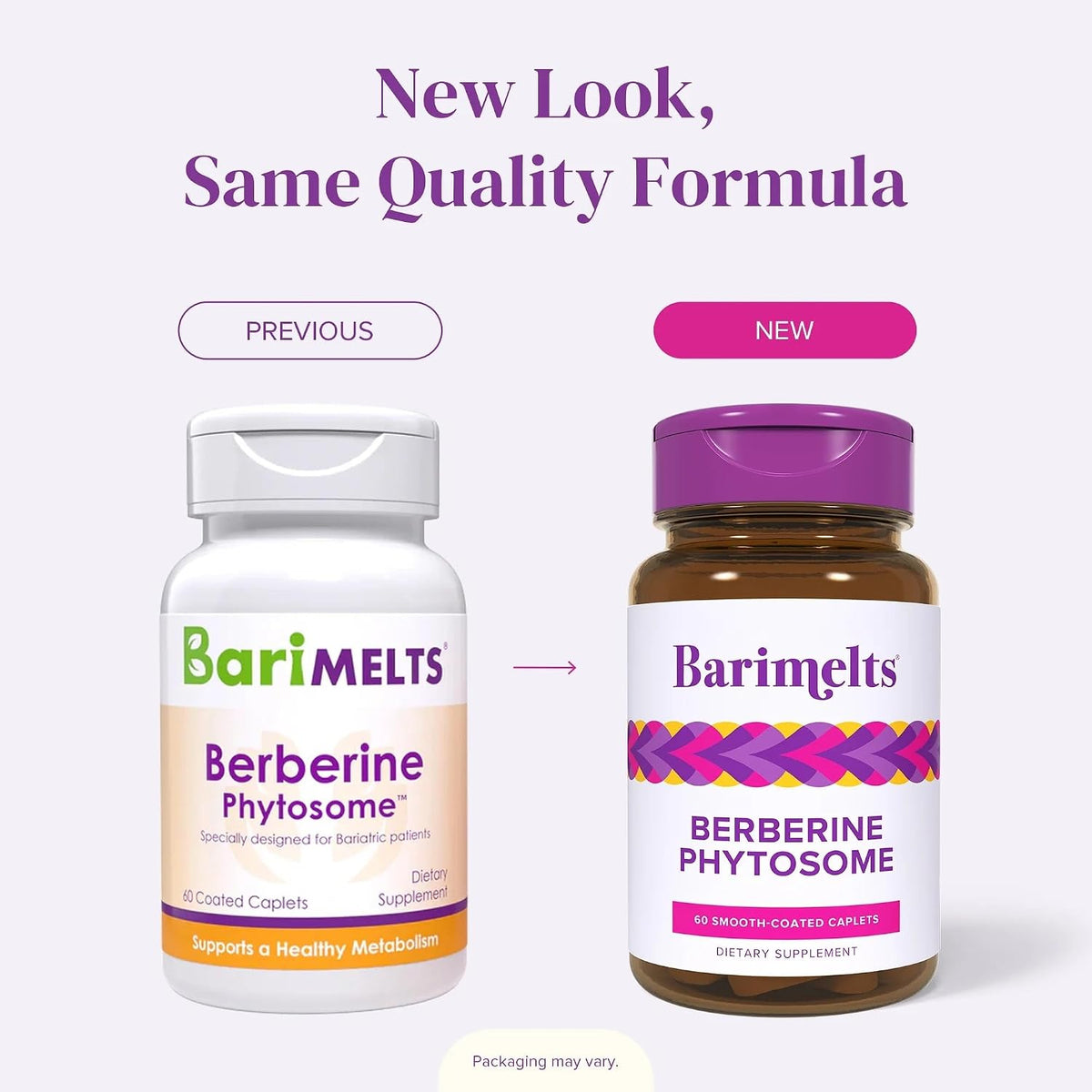 BariMelts Berberine Phytosome 550mg – Contributes to Normal Metabolism & Blood Sugar Levels – 60 Smooth-Coated Caplets - görsel 6