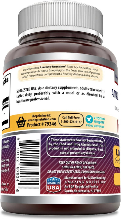Amazing Formulae Inositol 1000mg Food Supplement, 60 Tablets
