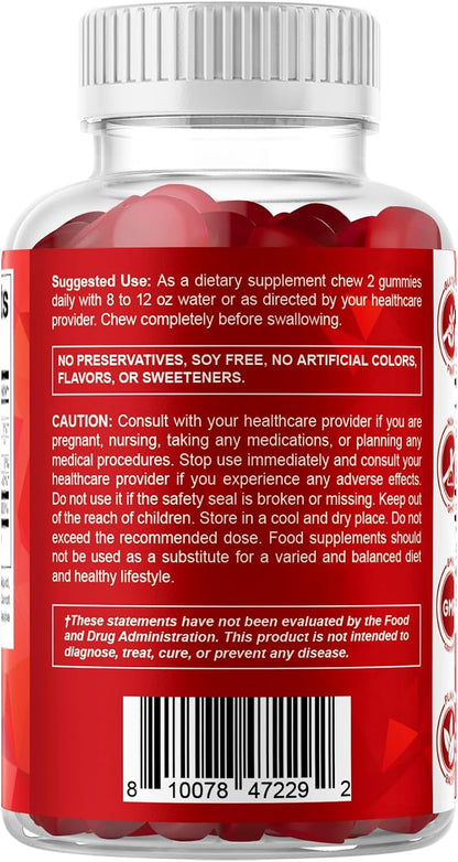 Vitamatic Extra Strength Vitamin B12 5000mcg Methylcobalamin Gummies - 120 Count (2-Pack)