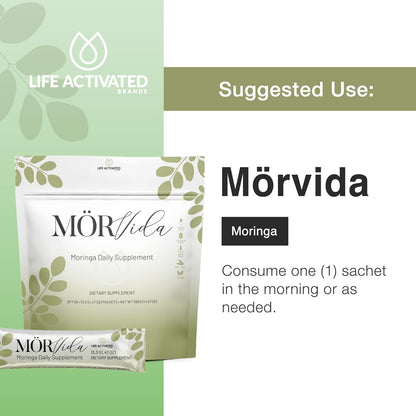 Mörvida Daily Supplement - Moringa Oleifera from The Himalayas - 30 Sachets