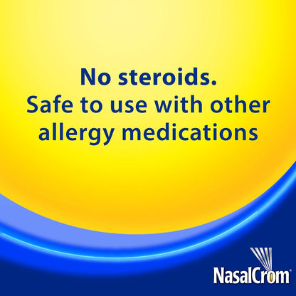 NasalCrom Nasal Spray Allergy Symptom Controller – 200 Sprays (26 ml, Pack of 2)