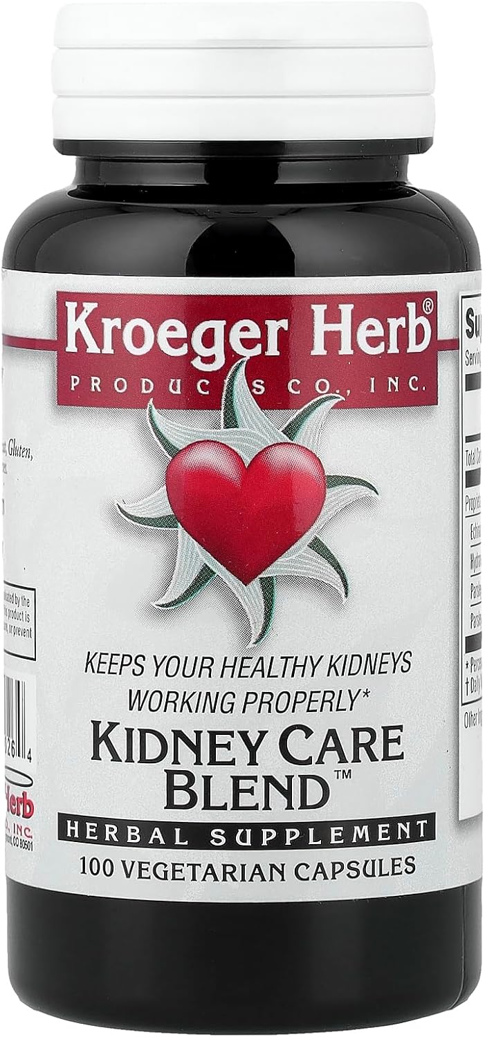 Kroeger Herb Kidney Care Blend Vegetarian Capsules - görsel 1
