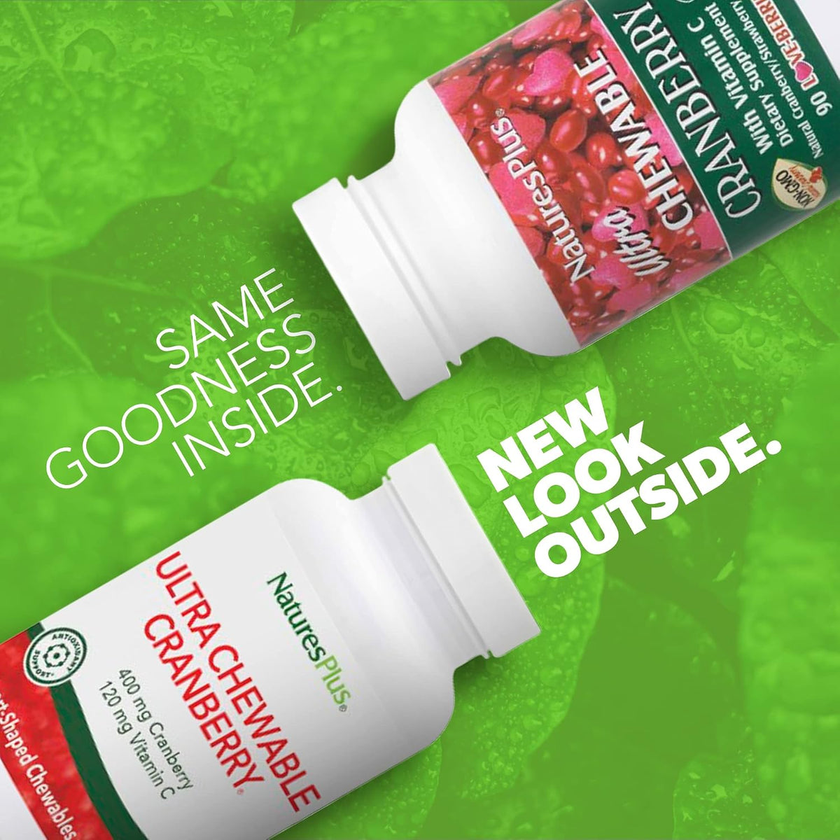 NaturesPlus Ultra Chewable Cranberry - 90 Love Berries Tablets - görsel 2