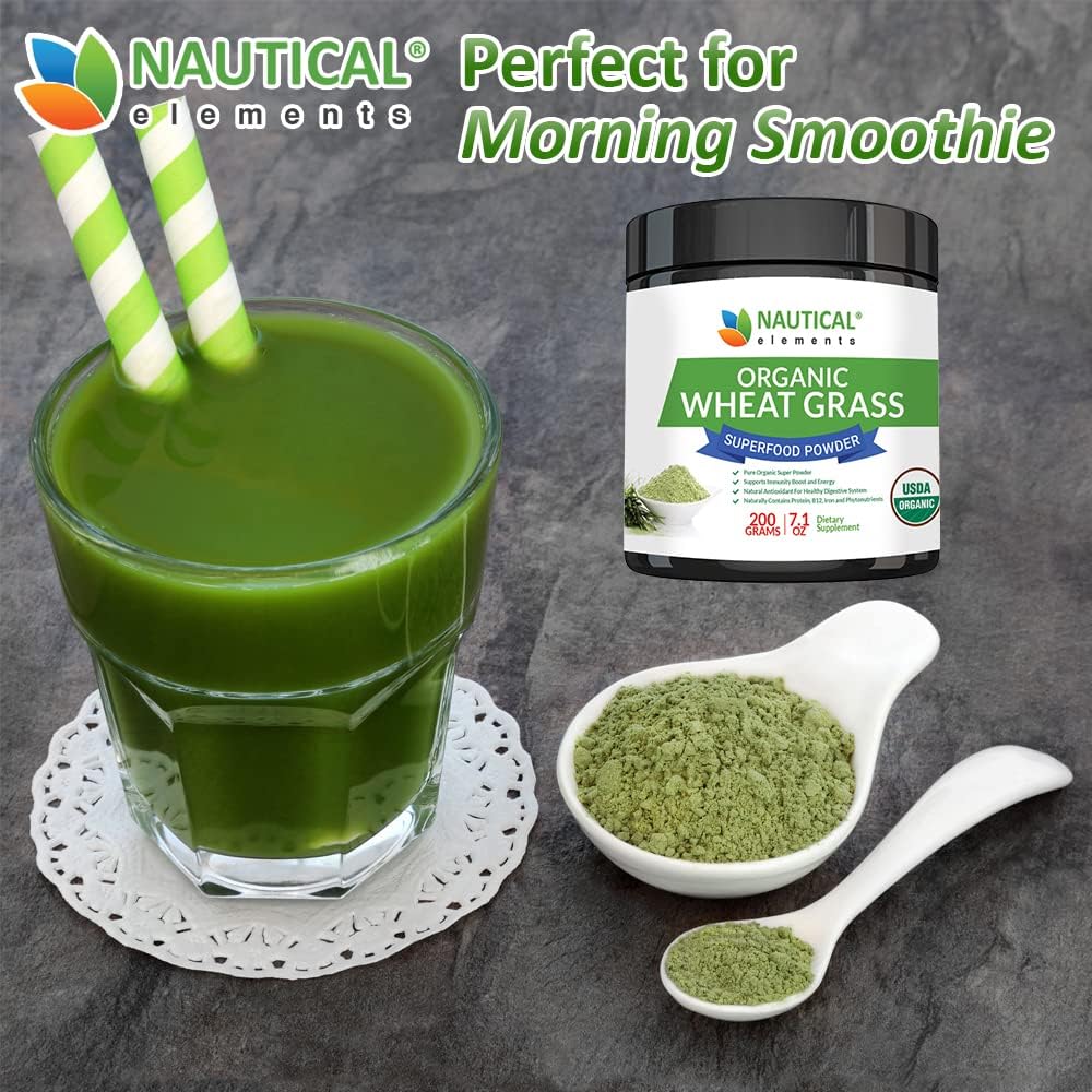 Nautical Elements Organic Wheatgrass Powder - görsel 5