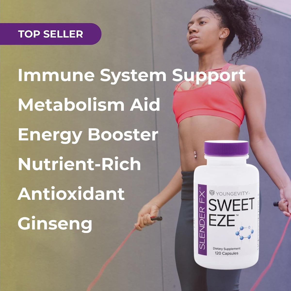Youngevity Sweet eze 120 Capsules - görsel 4