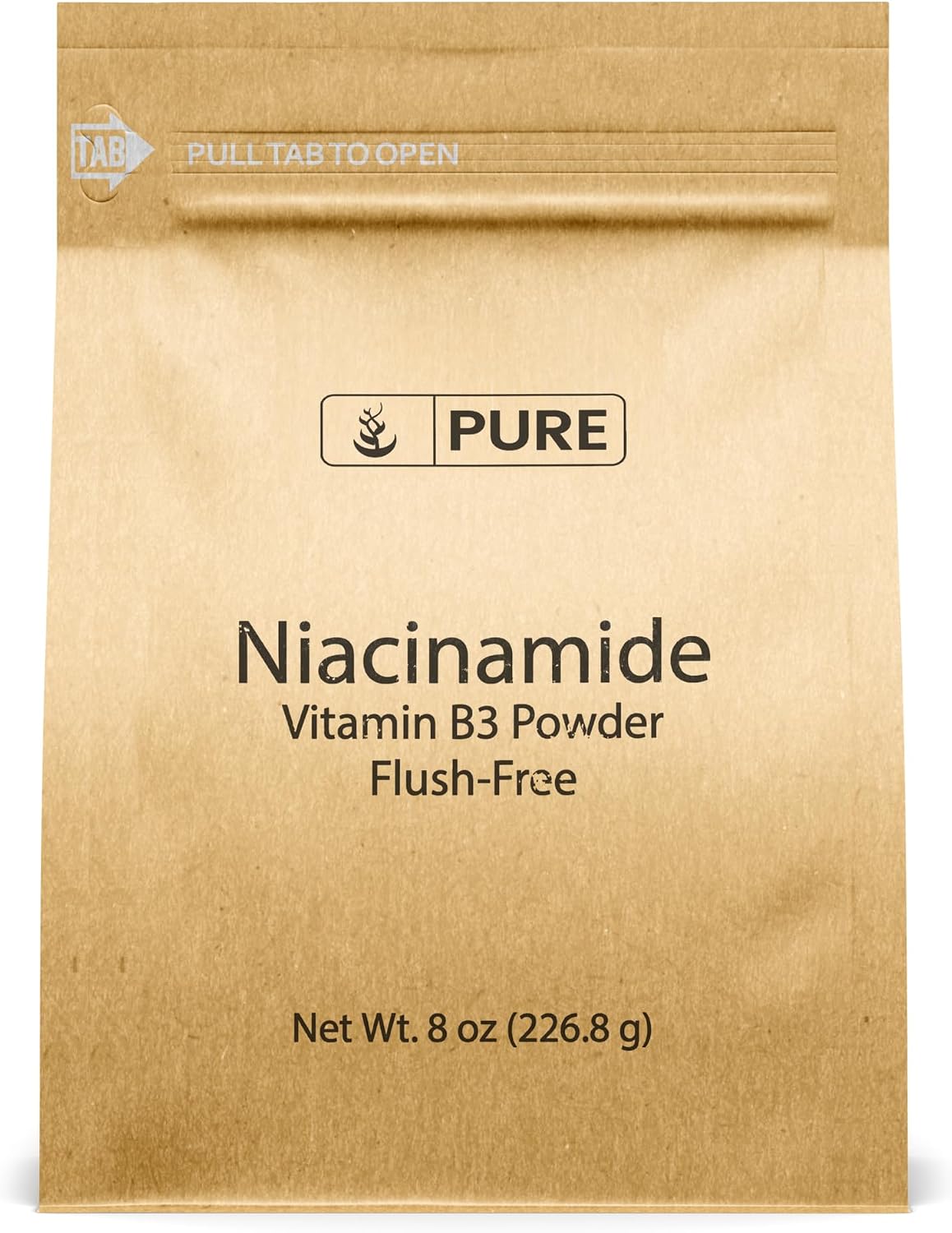 Pure Original Ingredients Niacinamide Powder (227 g) – Flush-Free Vitamin B3 Supplement - görsel 1