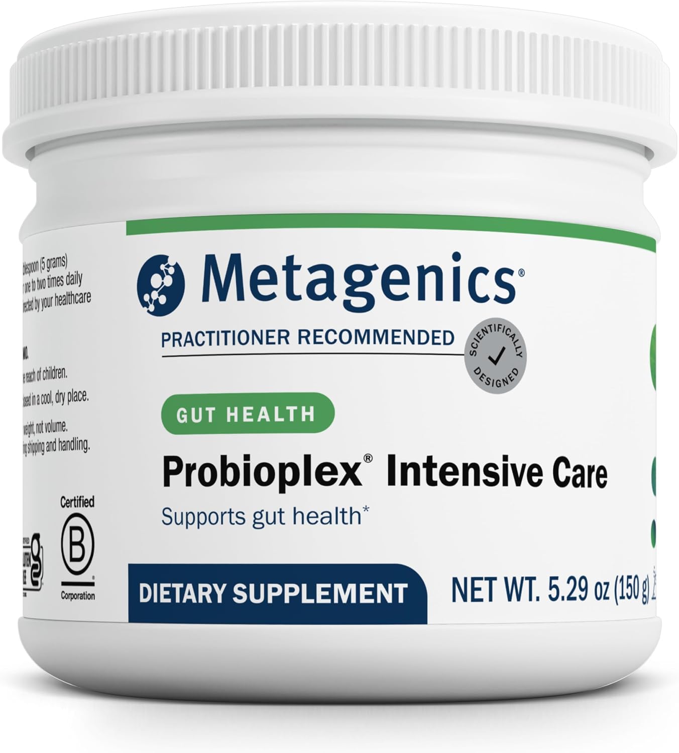 Metagenics Probioplex Intensive Care Prebiotic Powder with Lactoferrin & Lactoperoxidase, 150 g - görsel 1