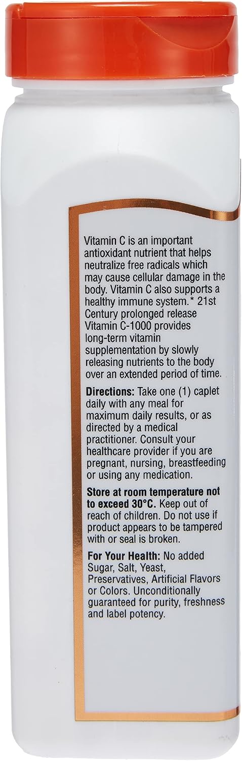 21st Century C-1000 Prolonged Release Vitamin C Supplement, 110 Tablets - görsel 2