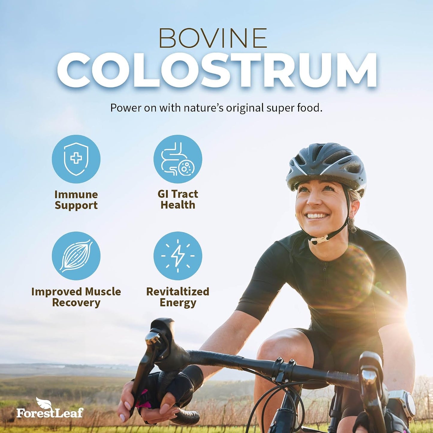 ForestLeaf Colostrum Powder - 50% IgG, Grass-Fed, Unflavoured (45 Servings) - görsel 7