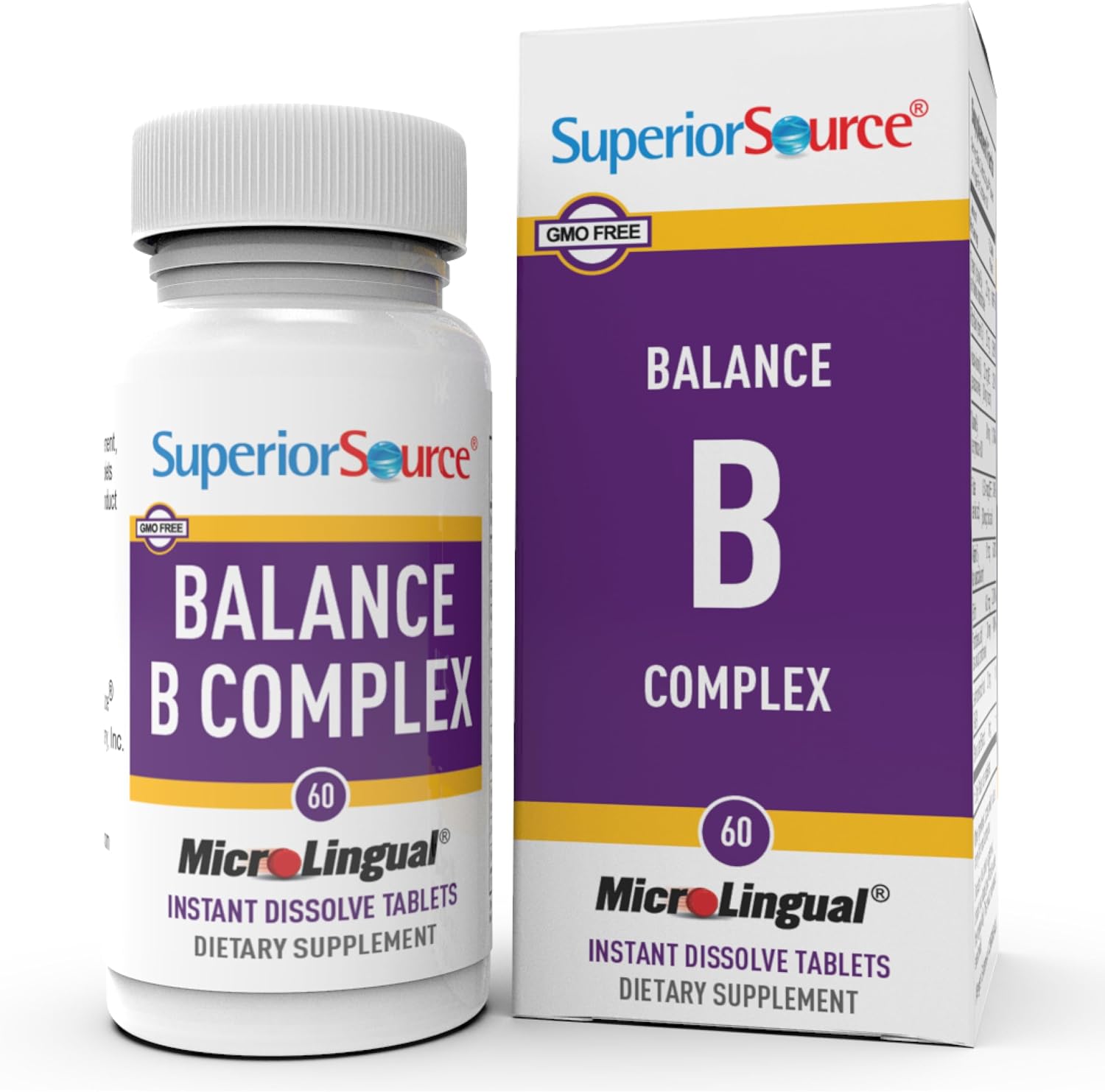 Superior Source Balance B Complex, 60 Instant Dissolve Tablets - görsel 1