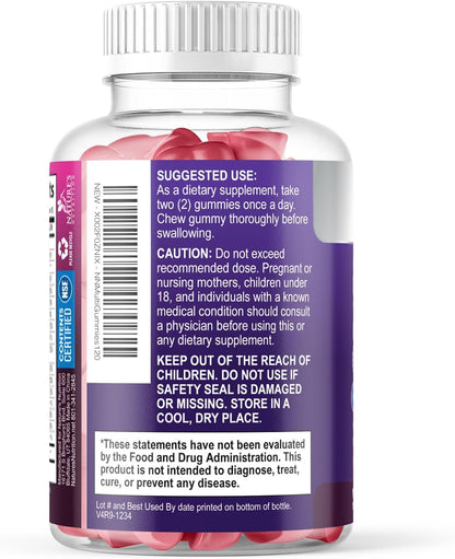 Multivitamin Gummies for Adults - Daily Adult Multivitamin Gummies with Vitamins A, C, D, B12 for Women & Men - Immune Support Gummy Multivitamins Supplement, 120 Count