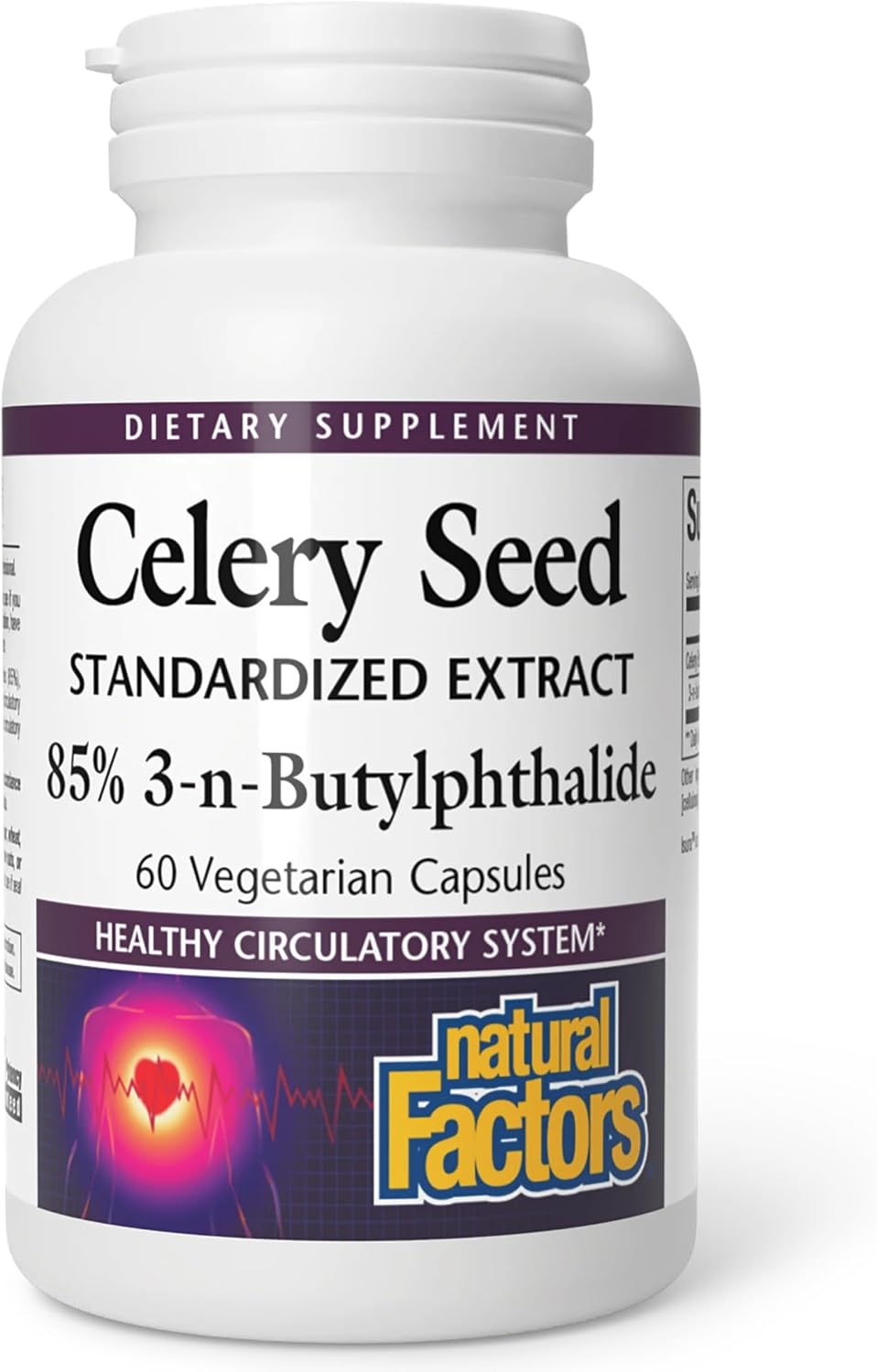 Celery Seed Extract by Natural Factors – 60 Capsules - görsel 1