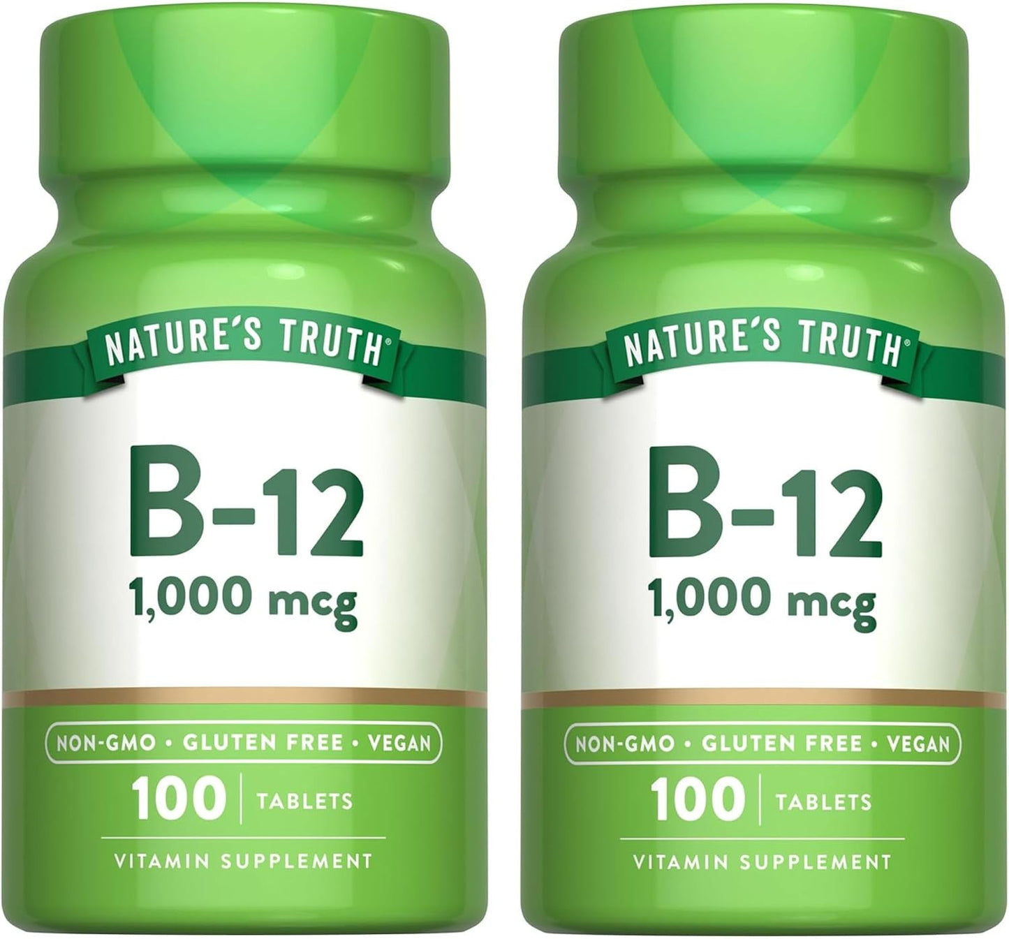 Nature's Truth B-12 1000 mcg, 150 Quick Release Softgels (Value Pack of 2) - görsel 1