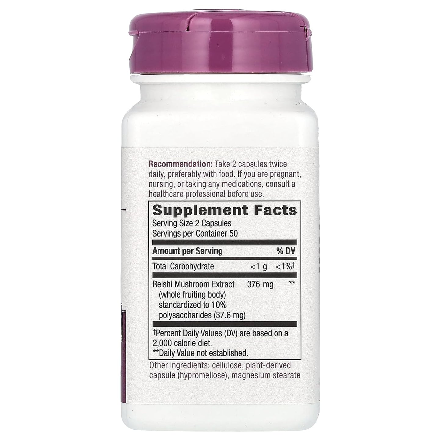 Nature's Way Reishi Mushroom, 100 Capsules (Pack of 2) - görsel 2