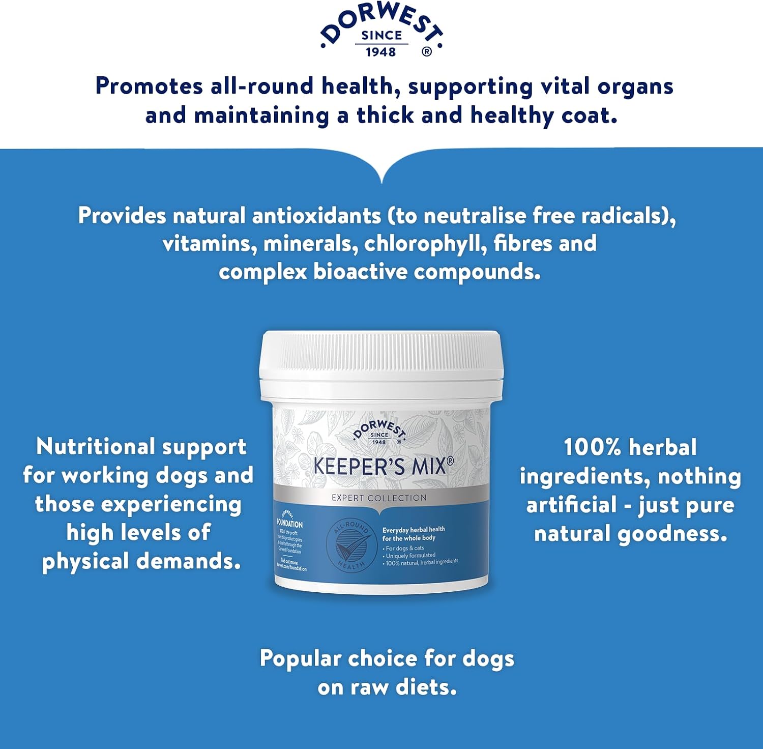 Dorwest Keeper's Mix Pet Supplement – Herbal Blend for Dogs and Cats - görsel 6